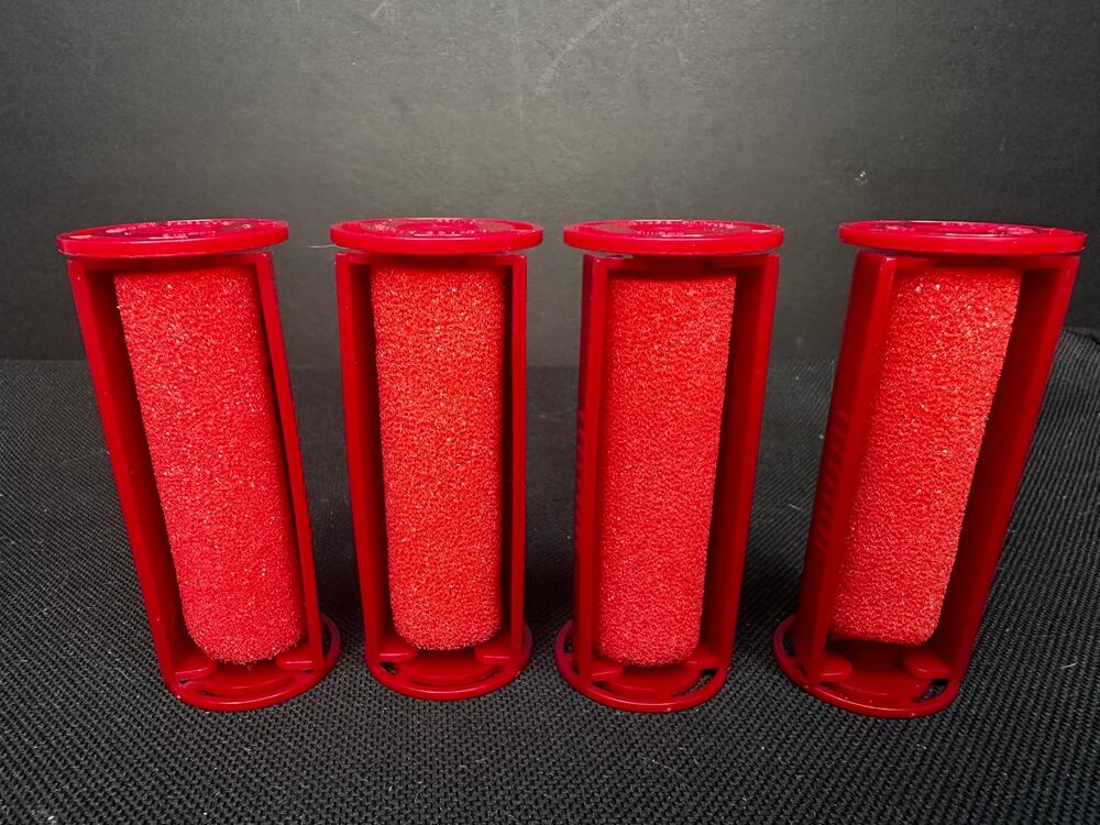 (4) Richard Caruso Molecular Replacement Rollers; size SMALL; no damage